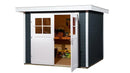 Weka Gartenhaus Blackmount 227, 235x239, Anthrazit