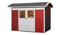Weka Schiebetürhaus Stockton 228, 295x215, Schwedenrot