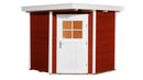Weka Gartenhaus Blackmount Angle 229, 209x205, Schwedenrot