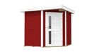 Weka Gartenhaus Blackmount Angle 229, 209x205, Schwedenrot