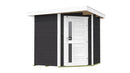 Weka Gartenhaus Blackmount Angle 229, 209x205, Anthrazit