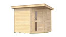 Weka Gartenhaus Blackmount Angle 229, 239x235, Naturbelassen
