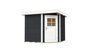 Weka Gartenhaus Blackmount Angle 229, 239x235, Anthrazit