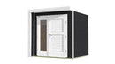 Weka Gartenhaus Lugano 262, 209x205, Anthrazit