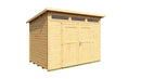 Weka Gartenhaus Limmen 264, 295x239, Naturbelassen