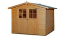 Weka Gartenhaus Blackmount 316, 254x295, Eiche hell lasiert