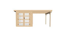 Weka Gartenhaus Bunbury 321, 489x194, Naturbelassen