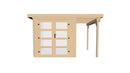 Weka Gartenhaus Bunbury 321, 414x250, Naturbelassen