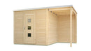 Weka Gartenhaus Granby wekaLine 413, 400x250, Naturbelassen