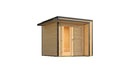 Weka Gartenhaus Amberley, 250x250, Naturbelassen