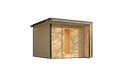 Weka Gartenhaus Amberley, 300x300, Naturbelassen