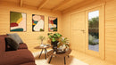 Weka Gartenhaus Amberley, 300x300, Naturbelassen