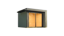 Weka Gartenhaus Amberley, 300x300, grüngrau/anthrazit