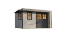 Weka Gartenhaus Amberley, 400x400, grau/anthrazit