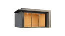 Weka Gartenhaus Amberley, 400x400, grau/anthrazit