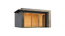 Weka Gartenhaus Amberley, 400x400, grau/anthrazit