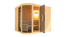 Weka Elementsauna Sara, 242x194, Glastür