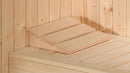 Weka Massivholz-Elementsauna Kemi, 238x188, Glastür
