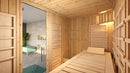 Weka Infrarotsauna Uppsala, 212x121, Glastür