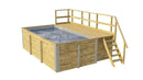 Weka Gartenpool Siarago 595, 416x309, Folie Grau, mit Filteranlage