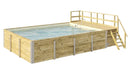 Weka Gartenpool Siarago 595, 416x644, Folie Mosaik-Sand, mit Filteranlage