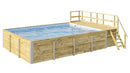 Weka Pool Adria, 416x644, Grün imprägniert