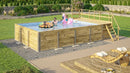 Weka Pool Adria, 416x644, Grün imprägniert