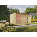 Fjordholz Sauna House Model Box Size XL natural