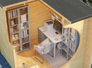 Fjordholz Gartenhaus Modell Office Box Größe XXS +SD natur