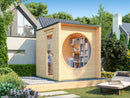 Fjordholz Gartenhaus Modell Office Box Größe XXS natur
