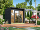 Fjordholz Gartenhaus Modell Office Box Größe XS schwarz