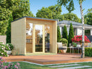 Fjordholz Gartenhaus Modell Office Box Größe XS natur
