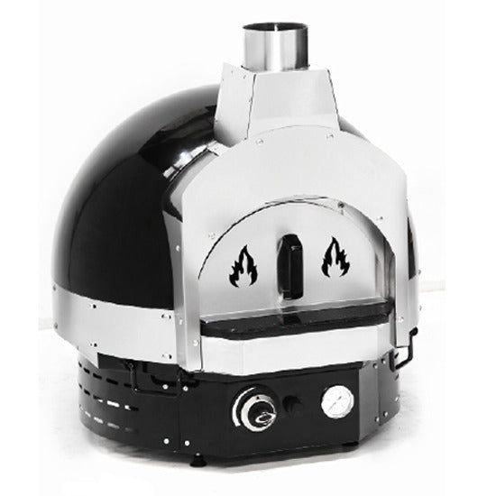 Forno pizza a gas Virtus & Mastro per 2 pizze ø 300 mm, colore nero - GPL