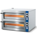 Virtus & Mastro electric pizza oven for 4+4 pizzas ø 350 mm, mechanical operation