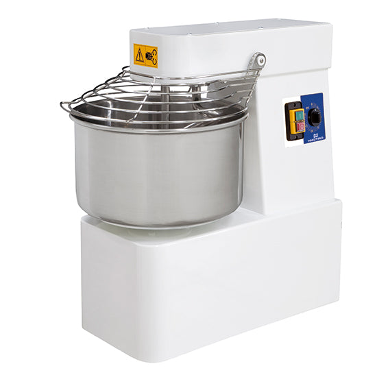 Virtus & Mastro Spiralteigkneter, 8 kg/10 Liter, 1 Geschwindigkeit, mit Timer