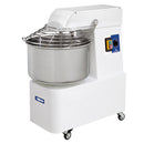Virtus & Mastro spiral dough mixer on wheels, 48 ​​kg/60 liters, 2 speeds, with timer