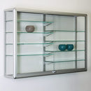 Form Department CONCEPT.W12 – Wandvitrine mit geteilten Fachböden und Schiebetüren