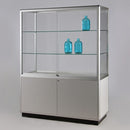 Form Department CONCEPT.R14 – Schrankvitrine mit Schiebetüren und Schubladen im Unterschrank