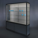 Form Department CONCEPT.R18 – Schrankvitrine breit XL mit Unterschrank