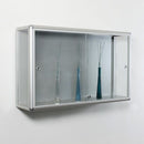 Form Department CONCEPT.W19 – Wandvitrine mit Aluminiumrahmen und Schiebetüren