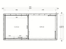 Fjordholz Gartenlounge Modell Carlise 44 Alu