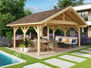 Fjordholz Doppel Carport Modell Max