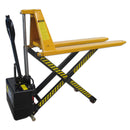 Qteck scissor lift truck SHW 1500 E - 1500 kg load capacity, semi-electric 