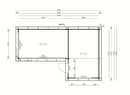 Fjordholz Gartenhaus Alu Concept 44 N