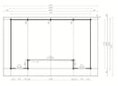 Fjordholz Gartenhaus Alu Concept 44 Q
