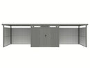 StarLine Metal Garden Shed Model Style 7.56 m² Economy Set-4 Aluminum Grey