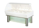 Ubert glass base cabinets for deli counters