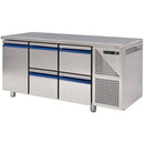 AfG Berlin Dkt3c4-s6 Kühltisch 1 Tür + 4 Schubladen Tiefe 600 Mm