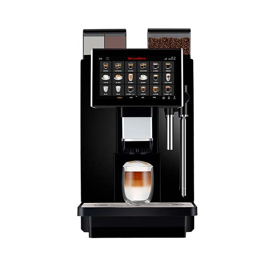Virtus & Mastro Kaffeevollautomat mit Touchscreen, 1 Mühle, 2 Instantmodule, Frischmilchmodul, 80/100 Tassen/Std