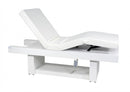 Soleni Empress III massage and wellness lounger, white